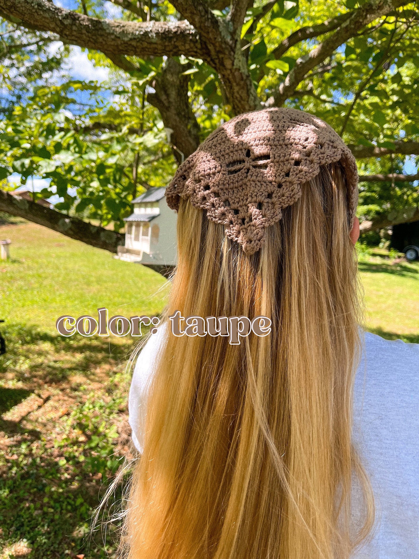 Dragonfly Crochet Bandana | Handmade to Order