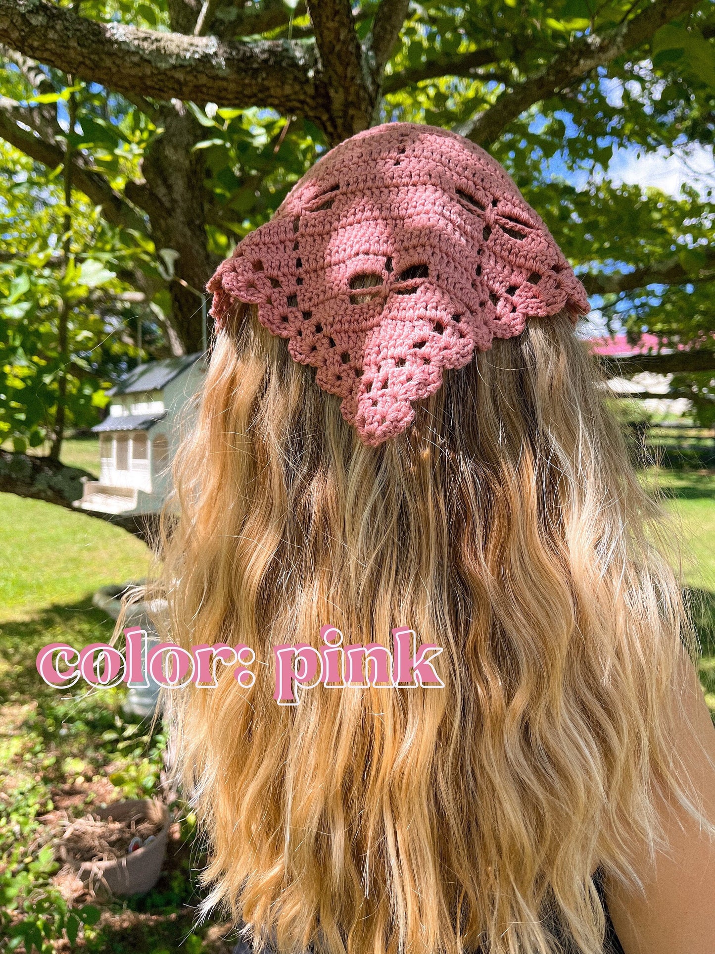 Dragonfly Crochet Bandana | Handmade to Order