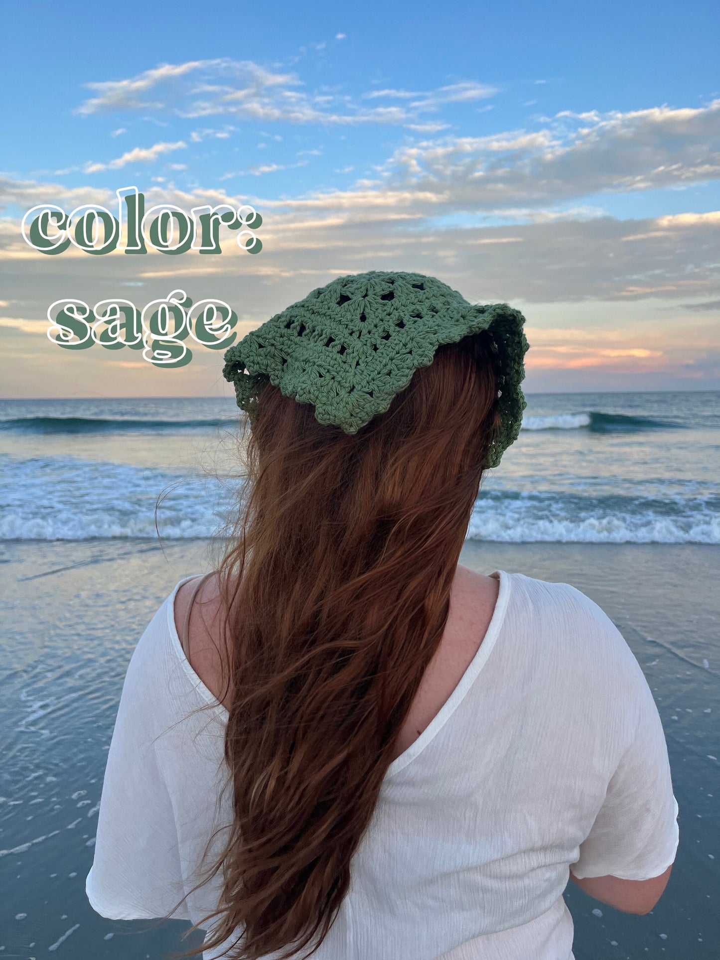 Custom Crochet Bandana | Handmade To Order
