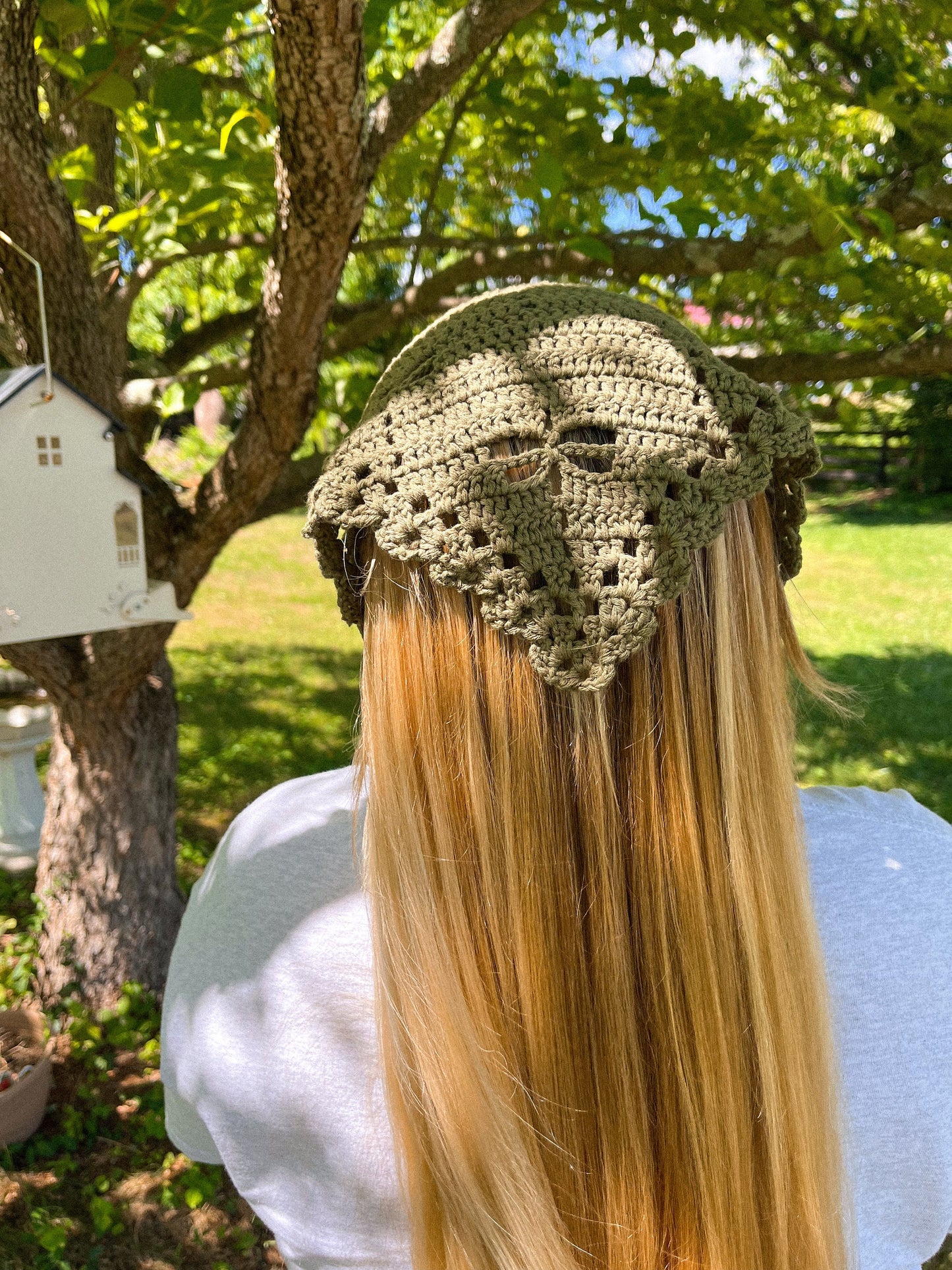 Dragonfly Crochet Bandana | Handmade to Order