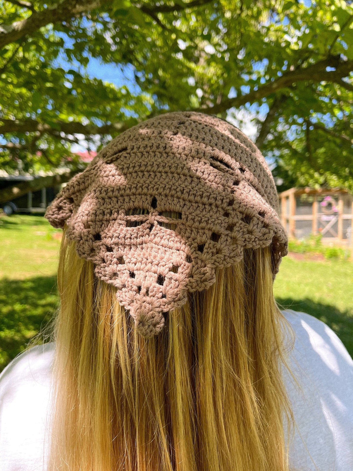 Dragonfly Crochet Bandana | Handmade to Order