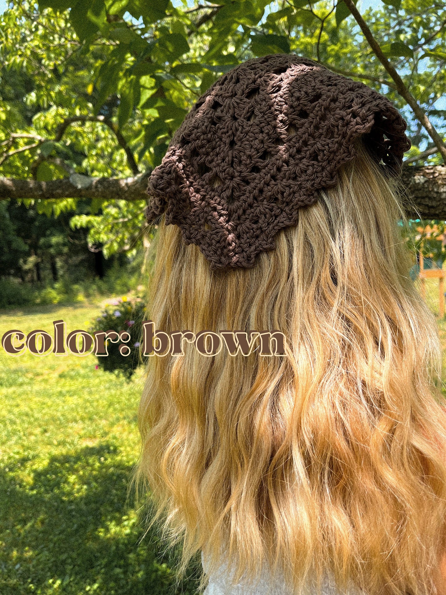 Custom Crochet Bandana | Handmade To Order