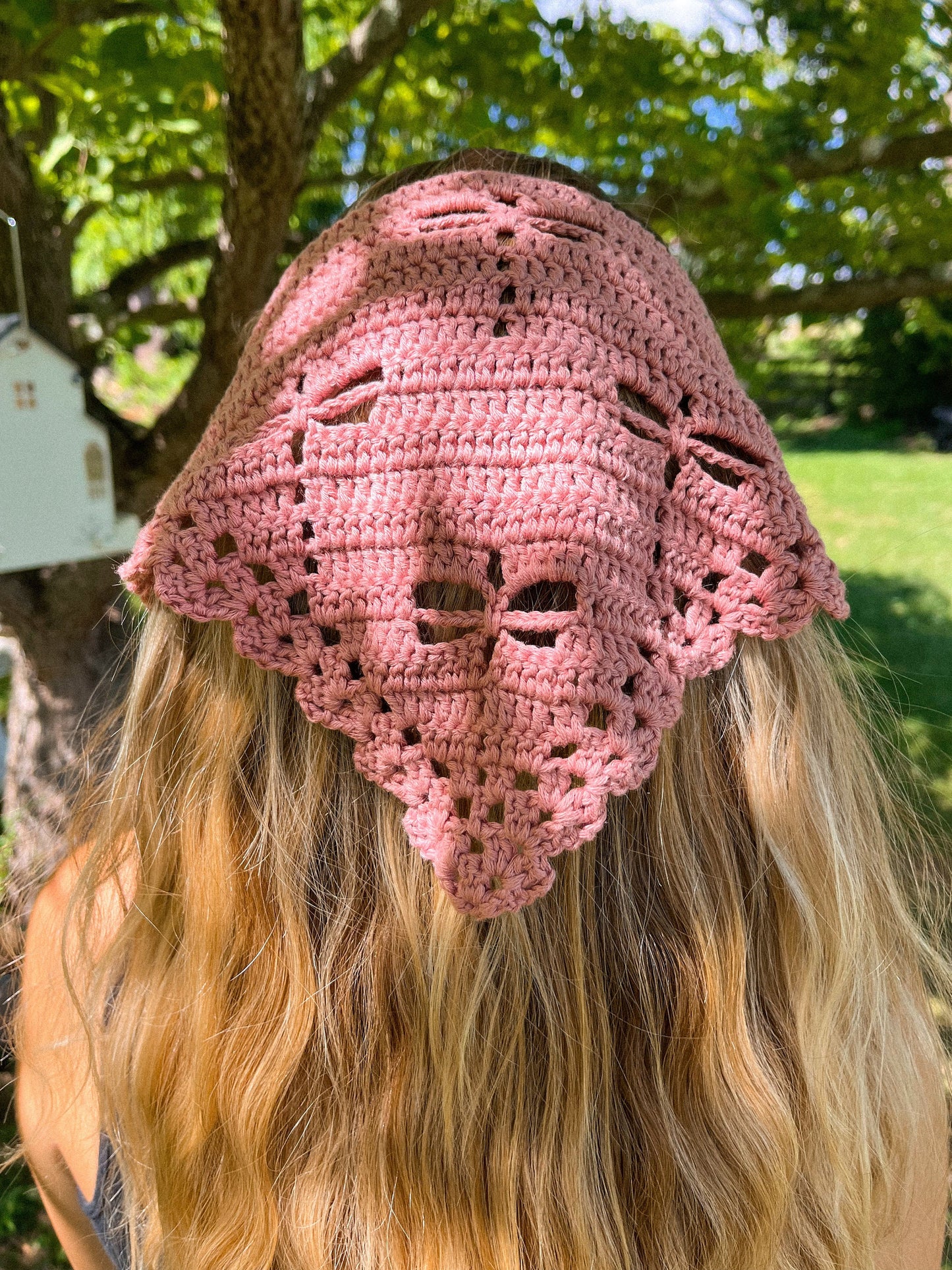 Dragonfly Crochet Bandana | Handmade to Order