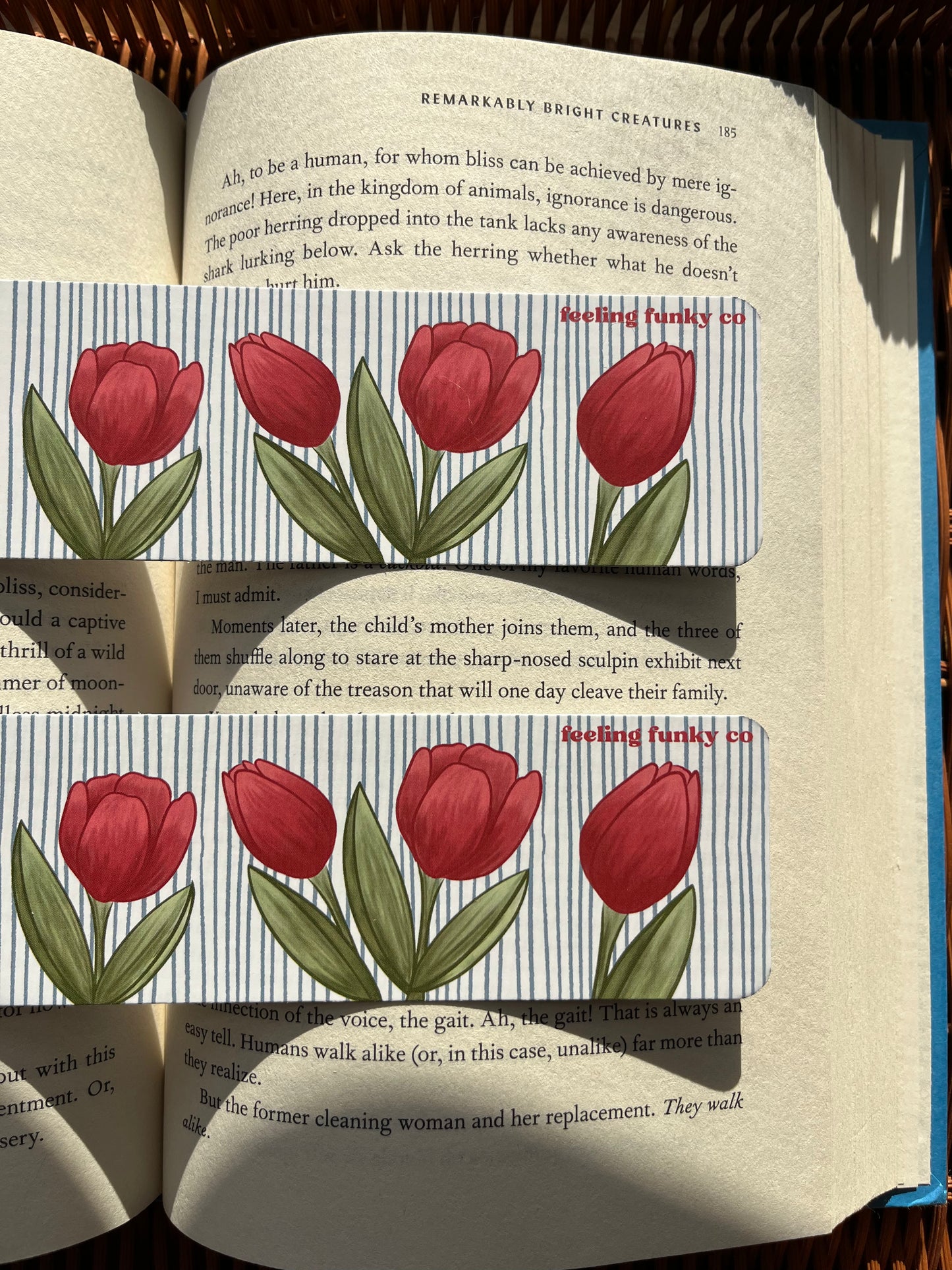 Tulip Striped Bookmark