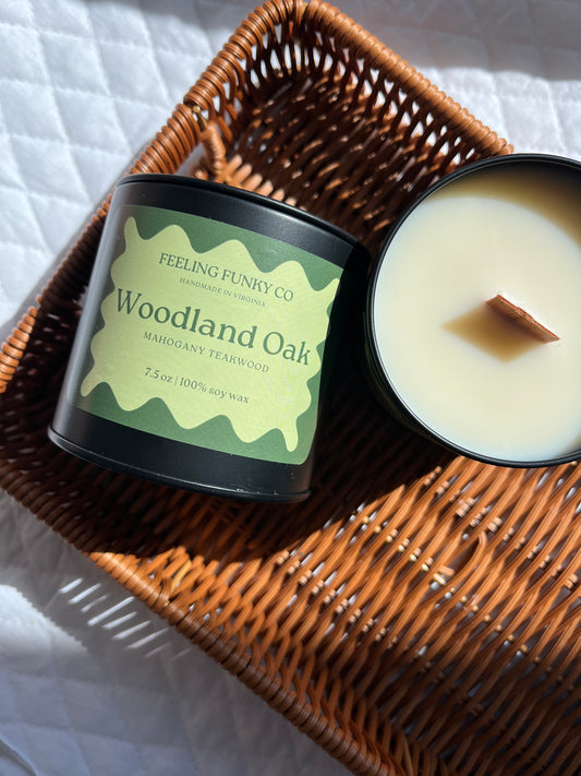 Woodland Oak Candle | 7.5 oz. | 100% Soy Wax Non-Toxic Candle