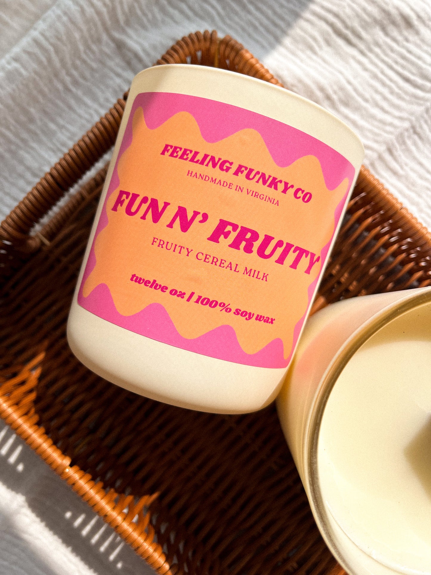 Fun n' Fruity Candle | 12 oz. | 100% Soy Wax Non-Toxic Candle