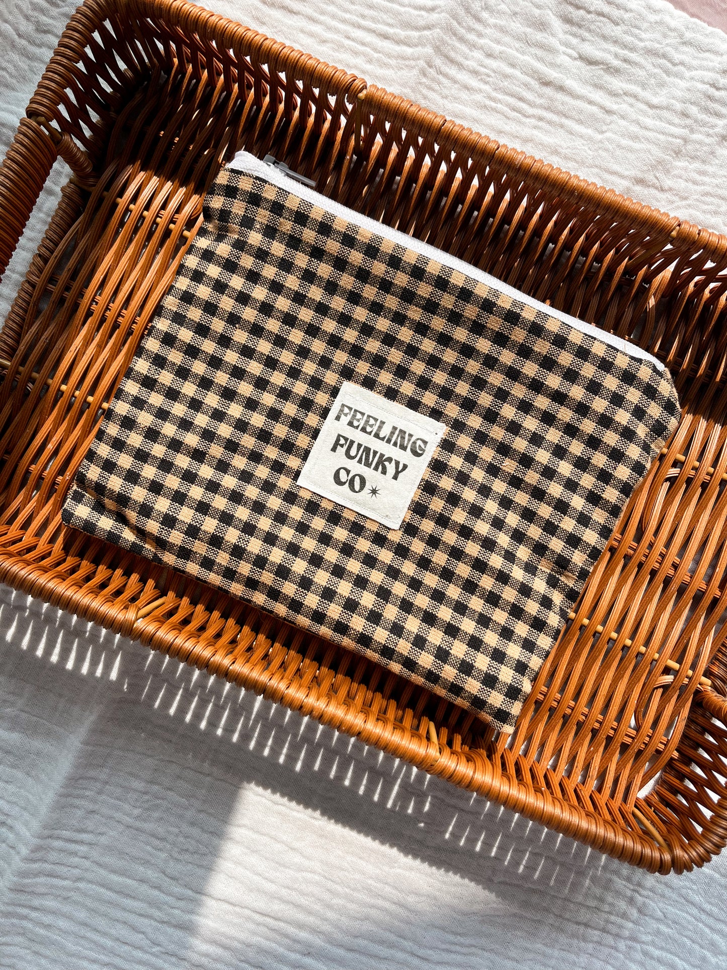 Hand-Sewn Zipper Pouch | 7 in. x 5.5 in.