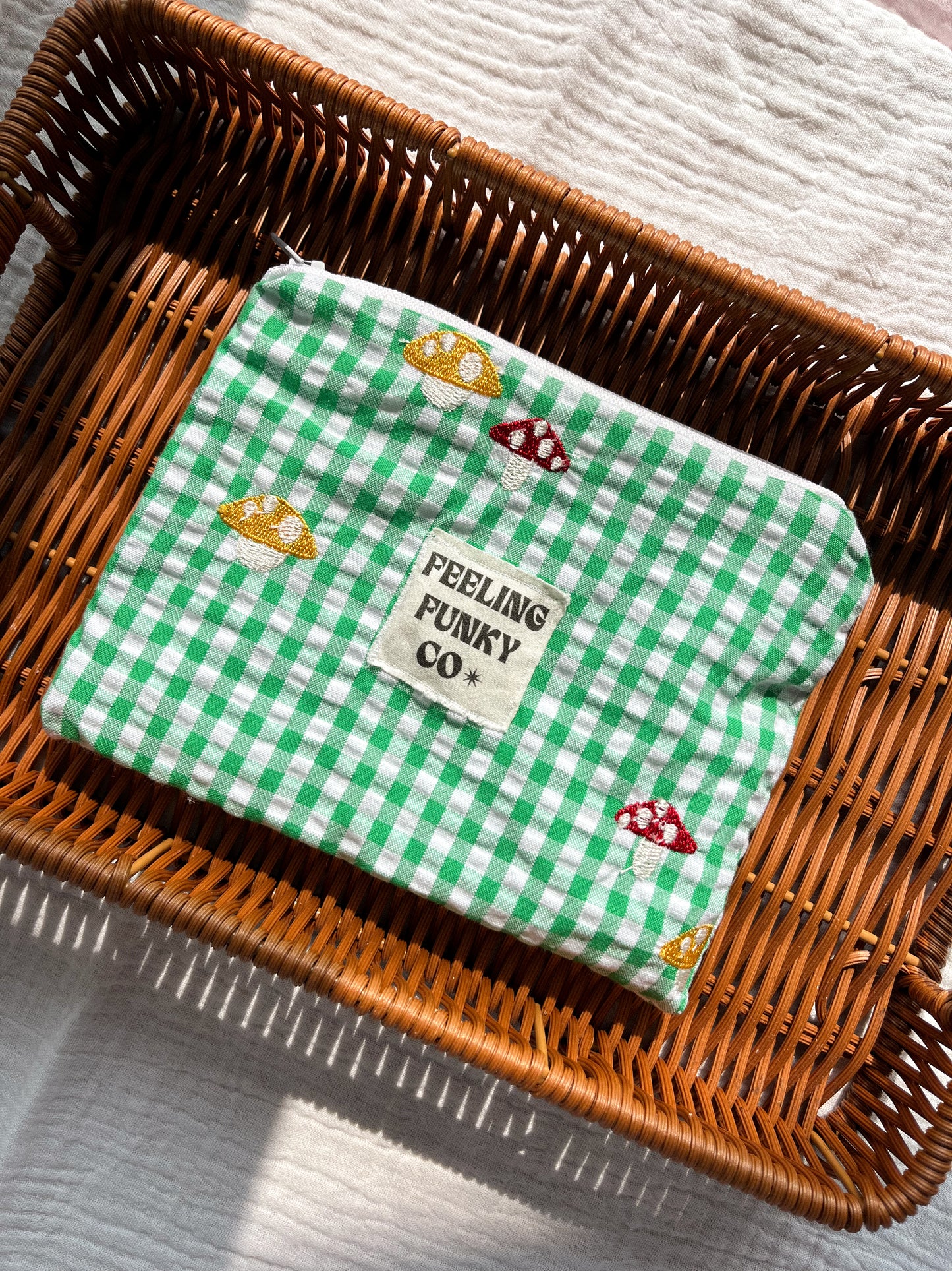 Hand-Sewn Zipper Pouch | 7 in. x 5.5 in.