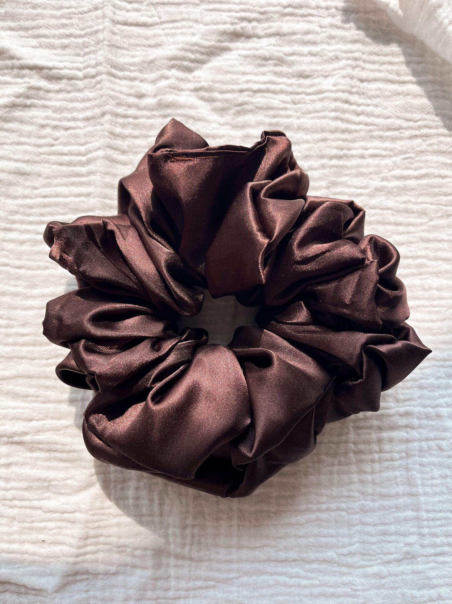 Hand Sewn Satin XL Scrunchie