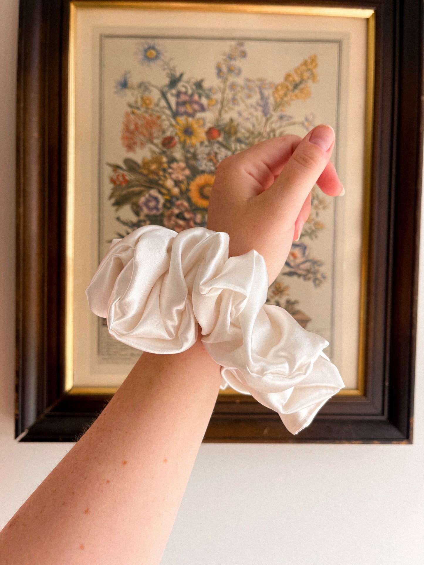 Hand Sewn Satin XL Scrunchie