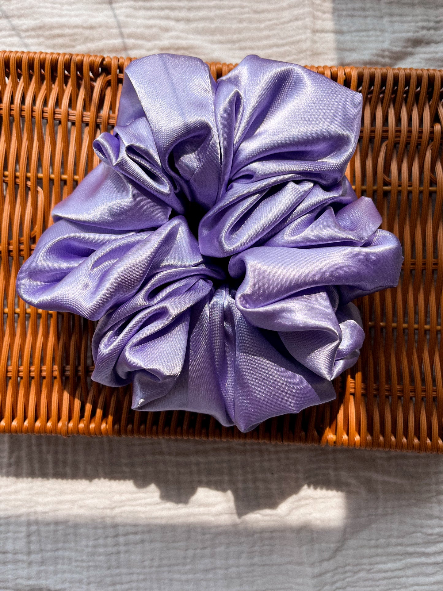 Hand Sewn Satin XL Scrunchie