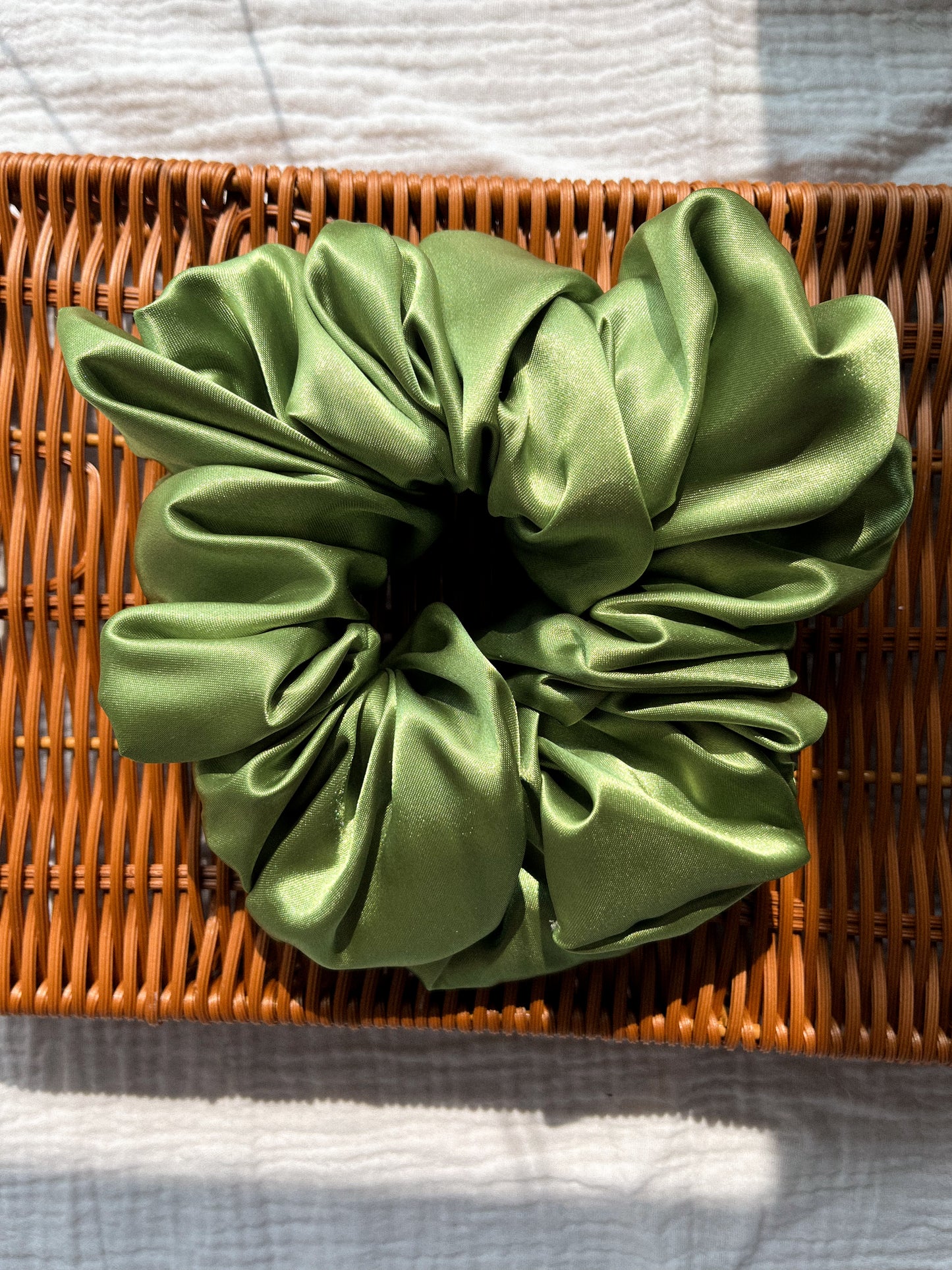 Hand Sewn Satin XL Scrunchie