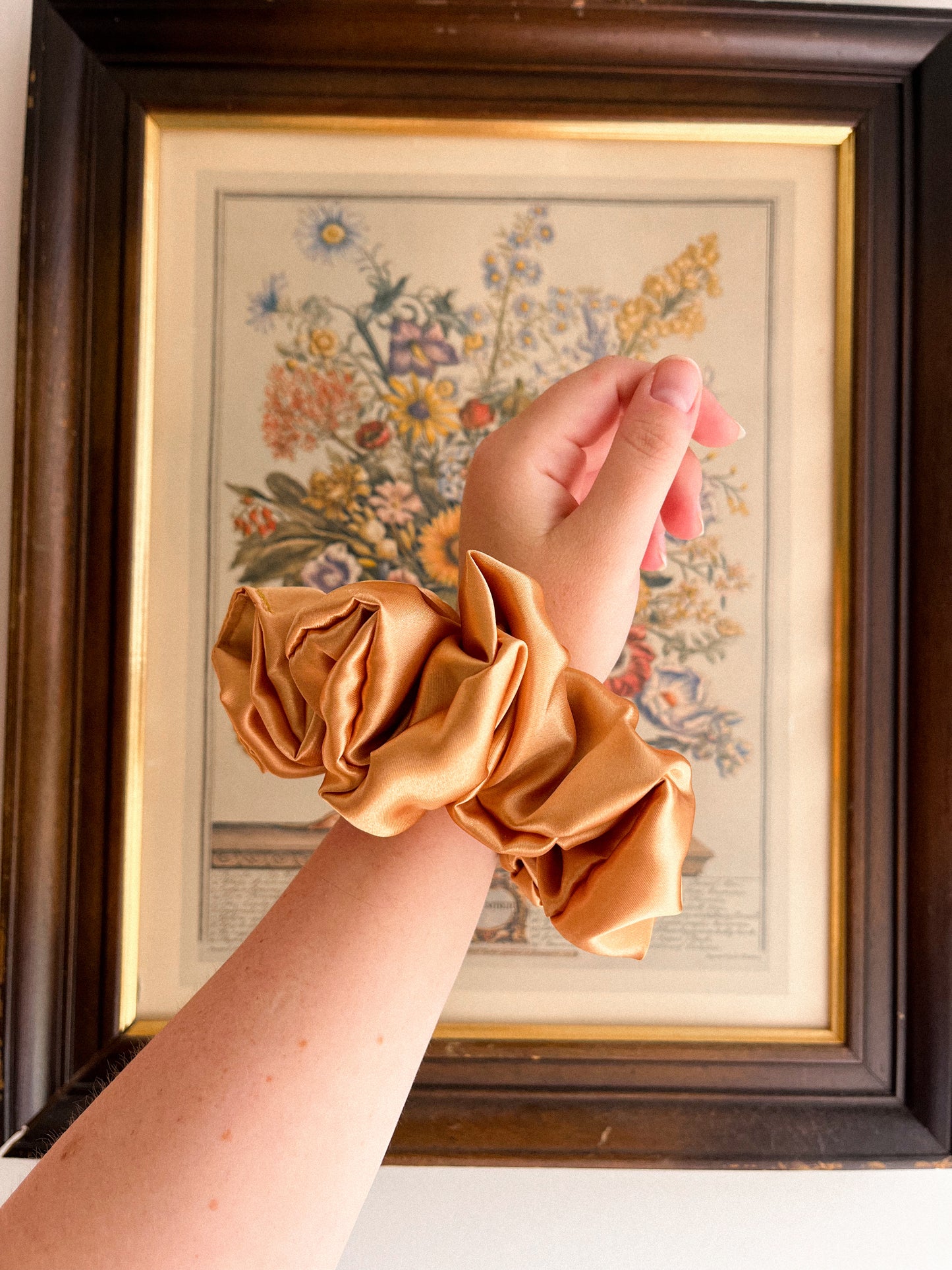 Hand Sewn Satin XL Scrunchie