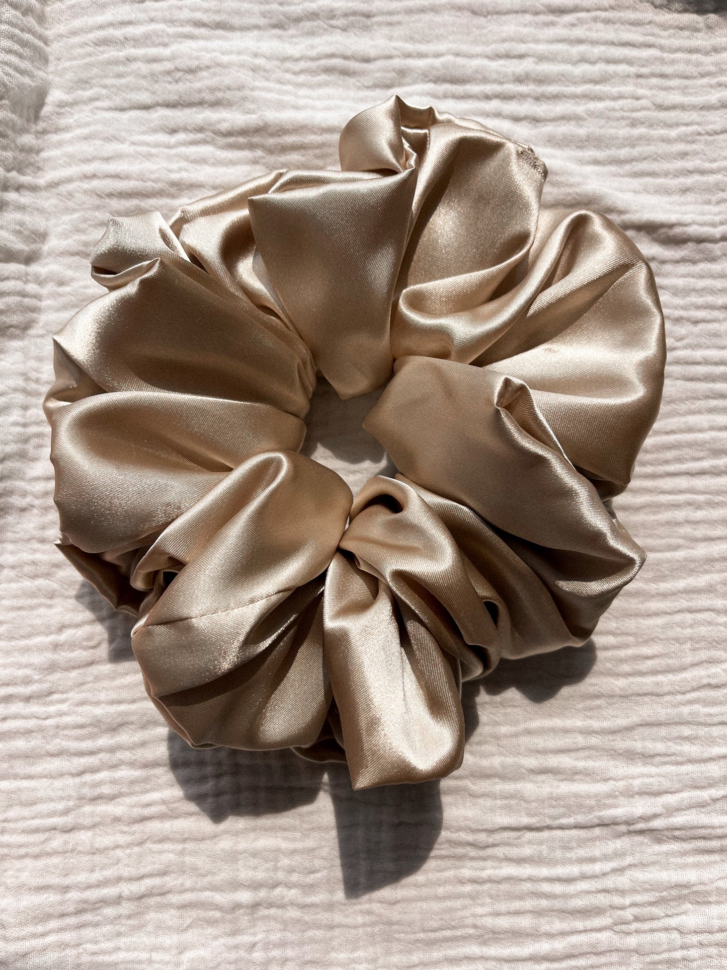 Hand Sewn Satin XL Scrunchie