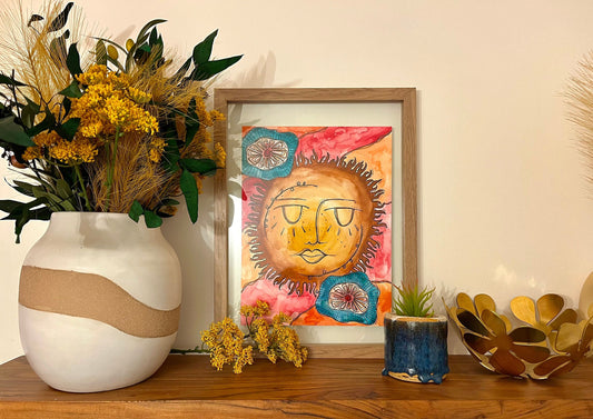 Fun Sun | Art Print | 8x10