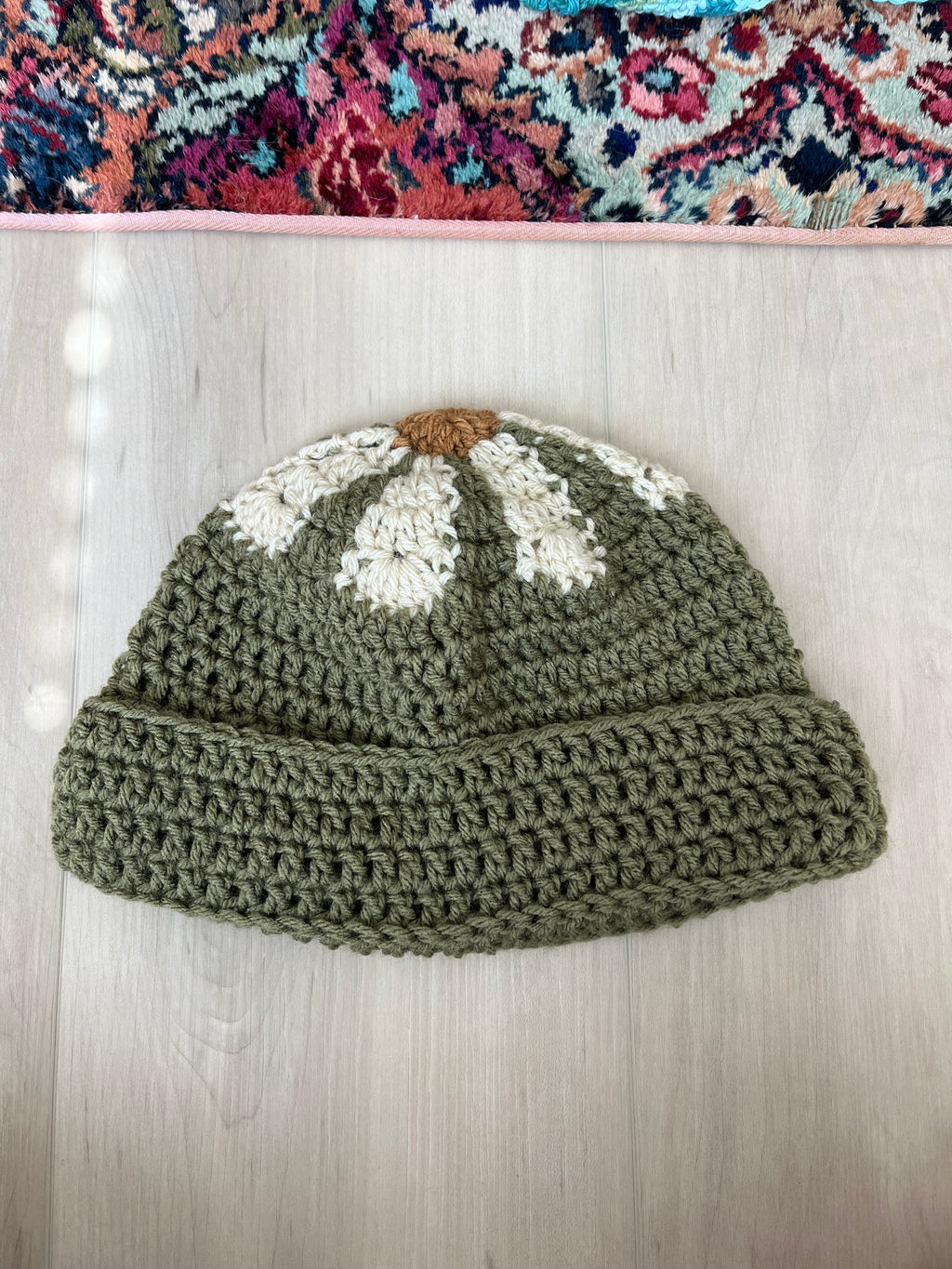 flower top beanie
