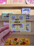 Hot Girls Crochet Sticker