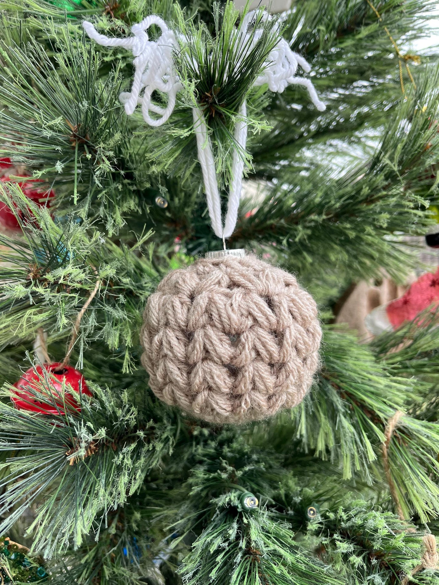 Crochet Granny Pedal Ornaments | Crochet Christmas Ornament