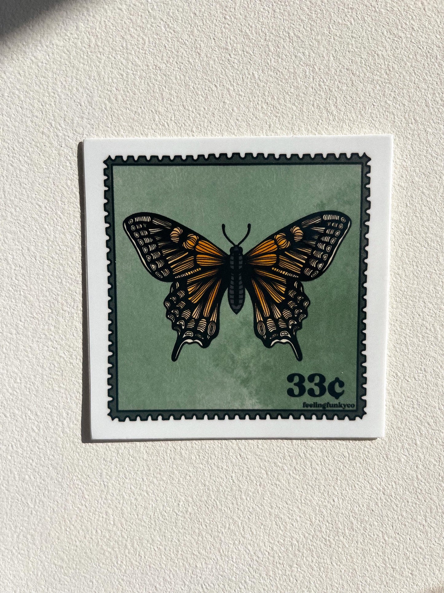 Butterfly Stamp Sticker | Angel Number Sticker