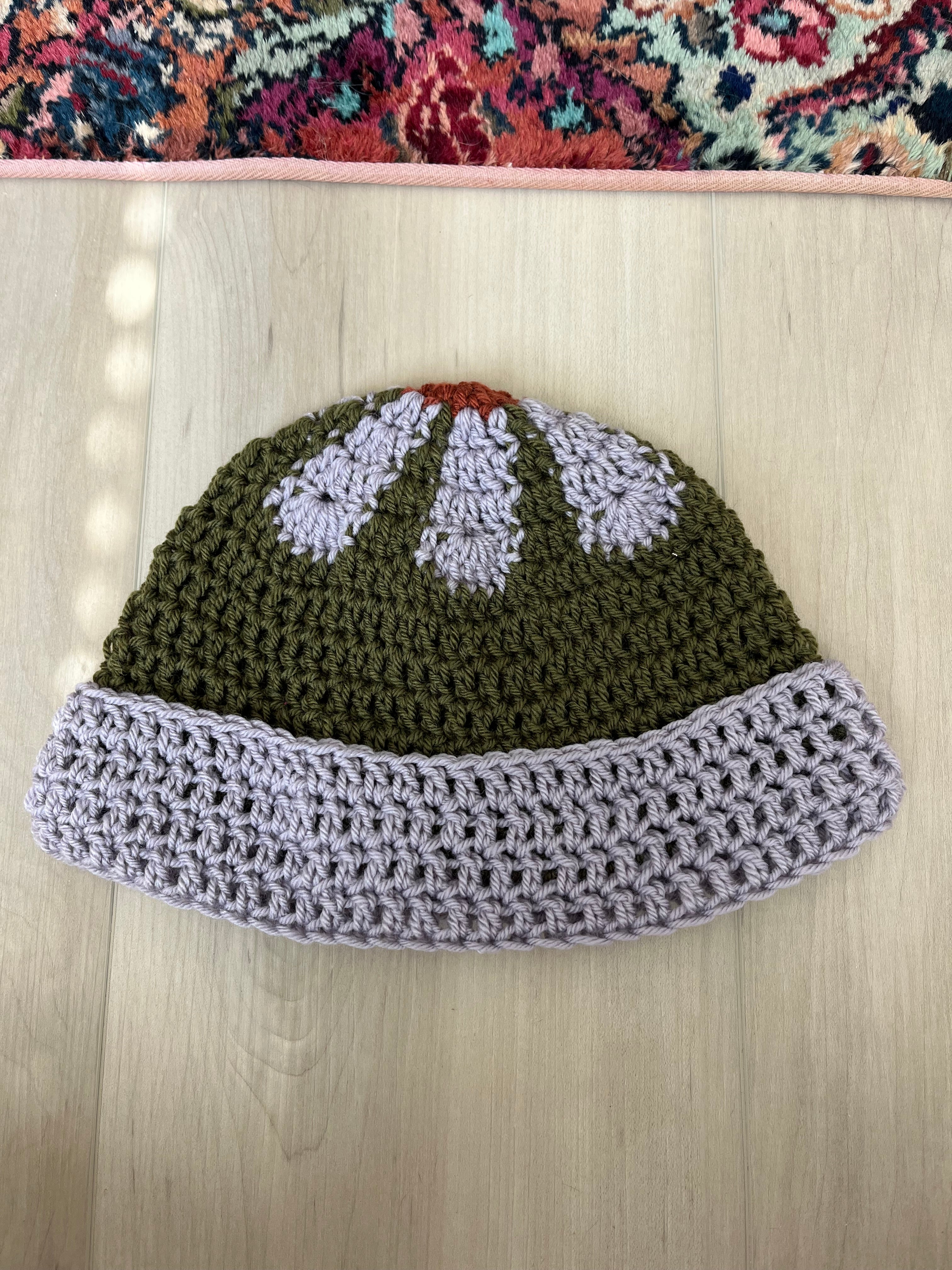 flower top beanie