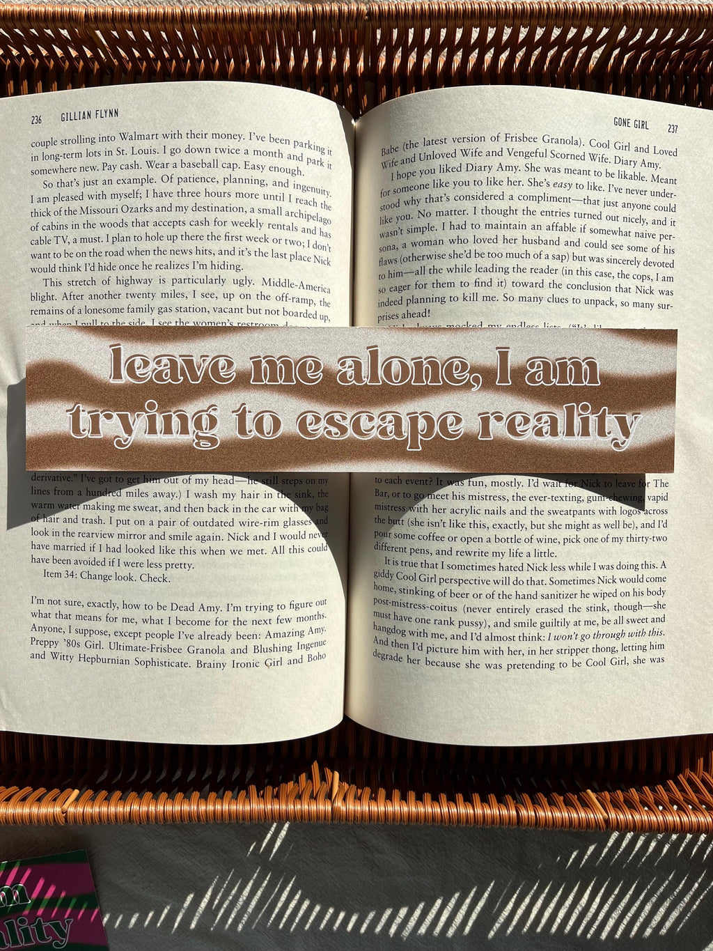 Leave Me Alone Bookmark