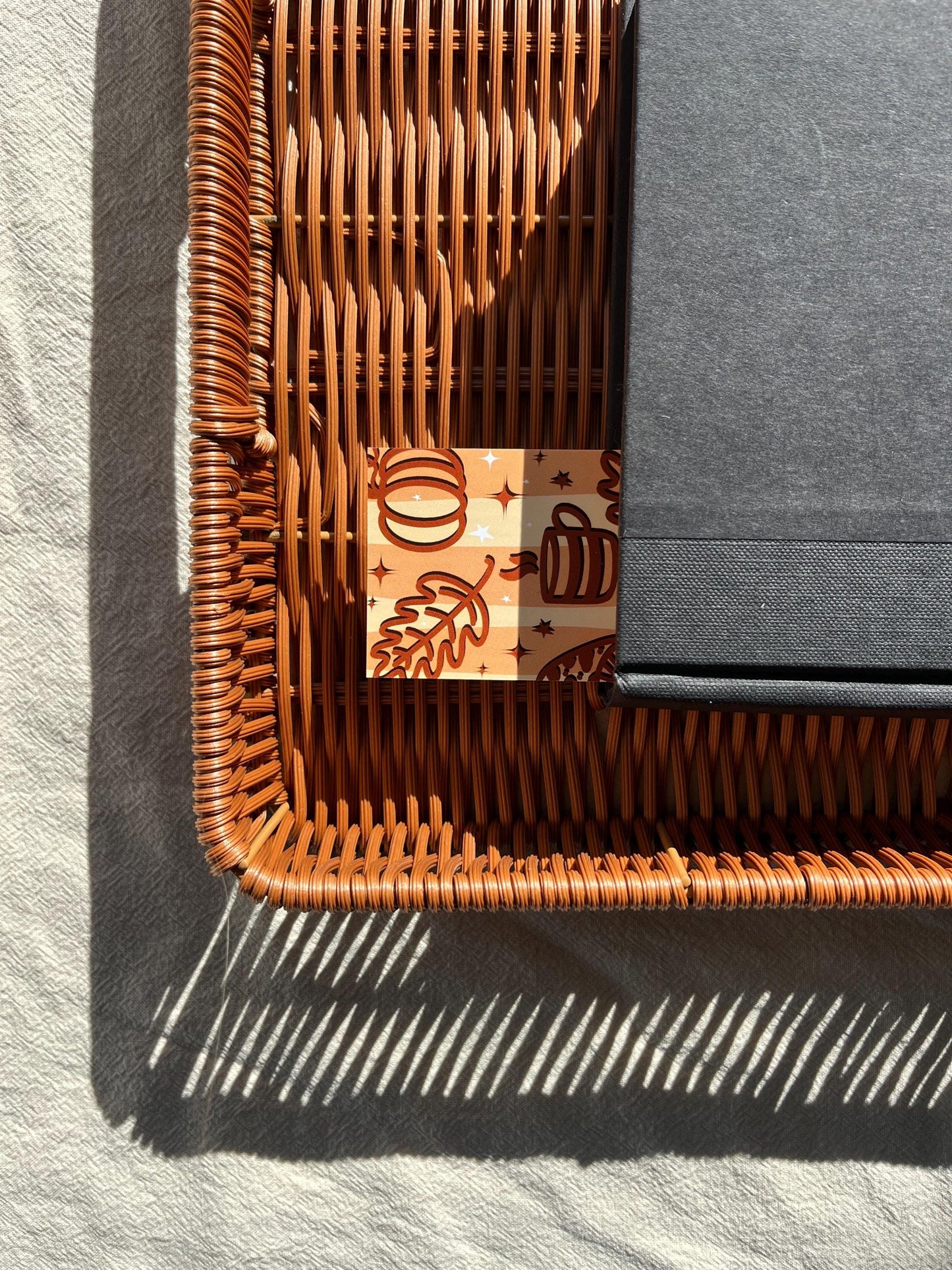 Cozy Fall Bookmark | Autumn Pumpkin Bookmark