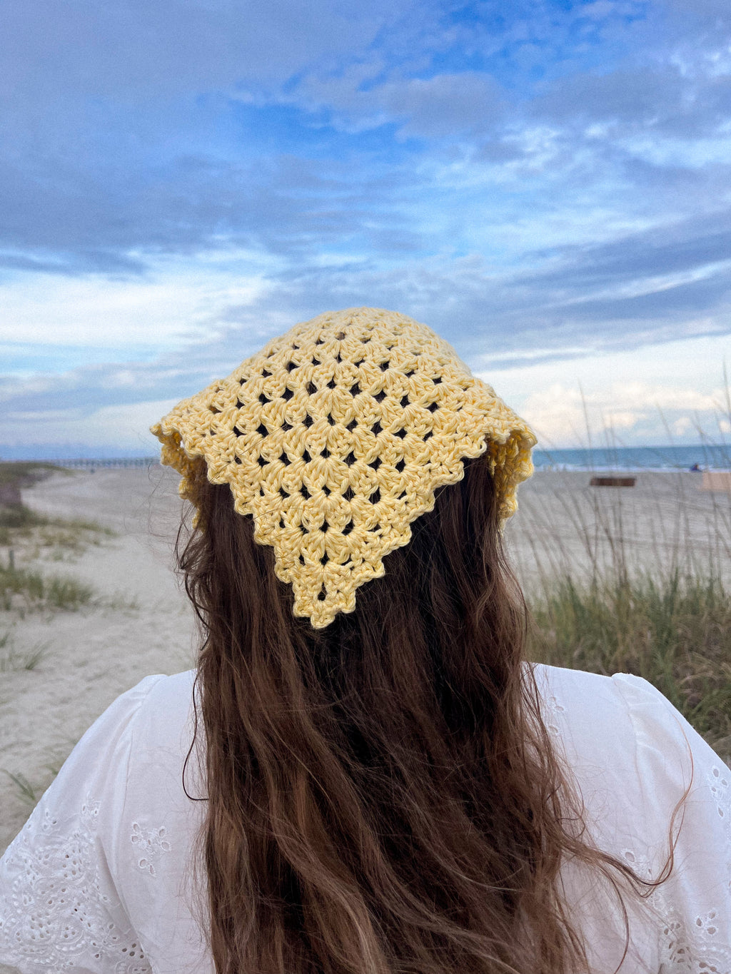 Handmade Granny Stitch Crochet Bandana | Custom & Made to Order