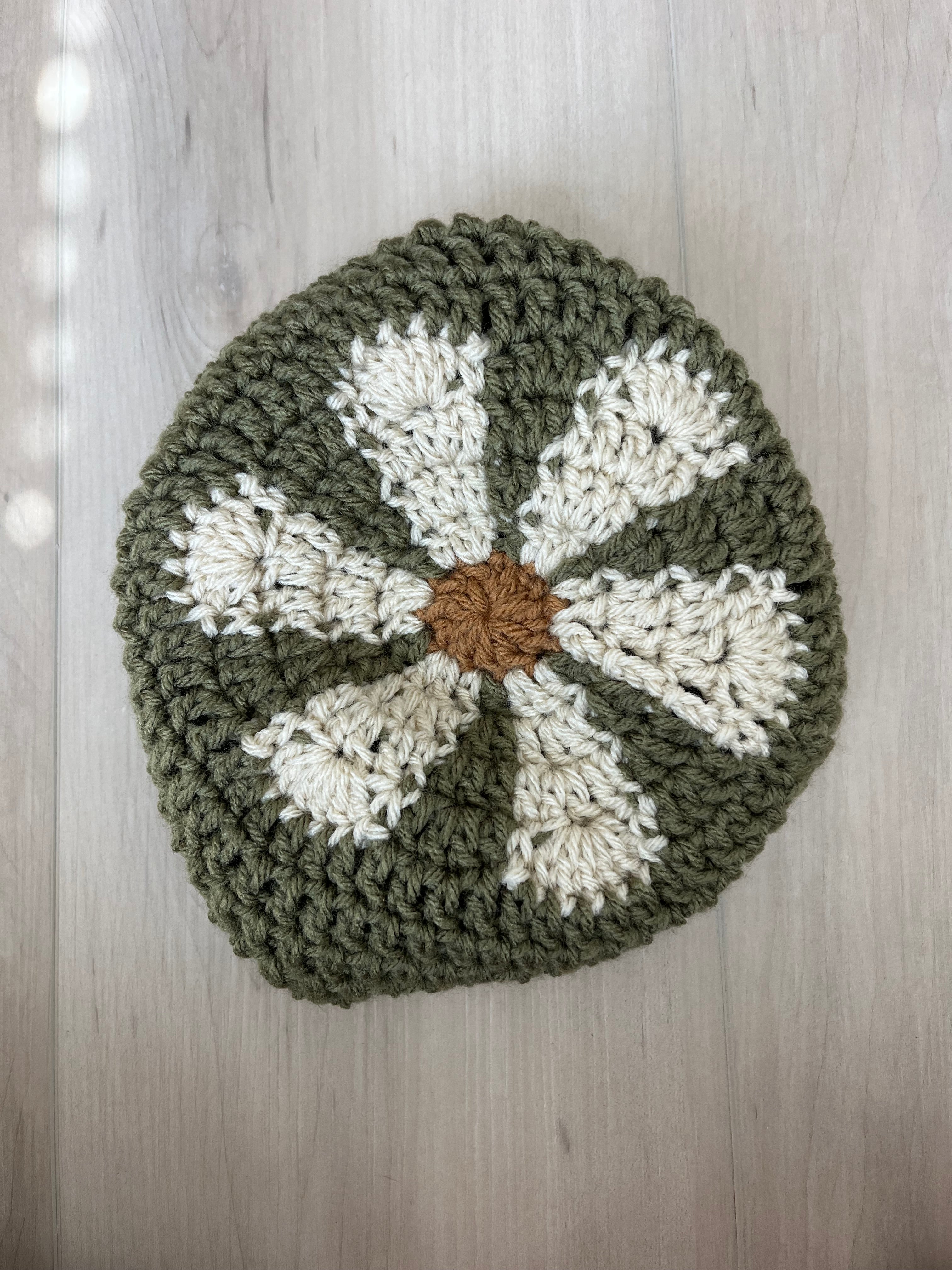flower top beanie