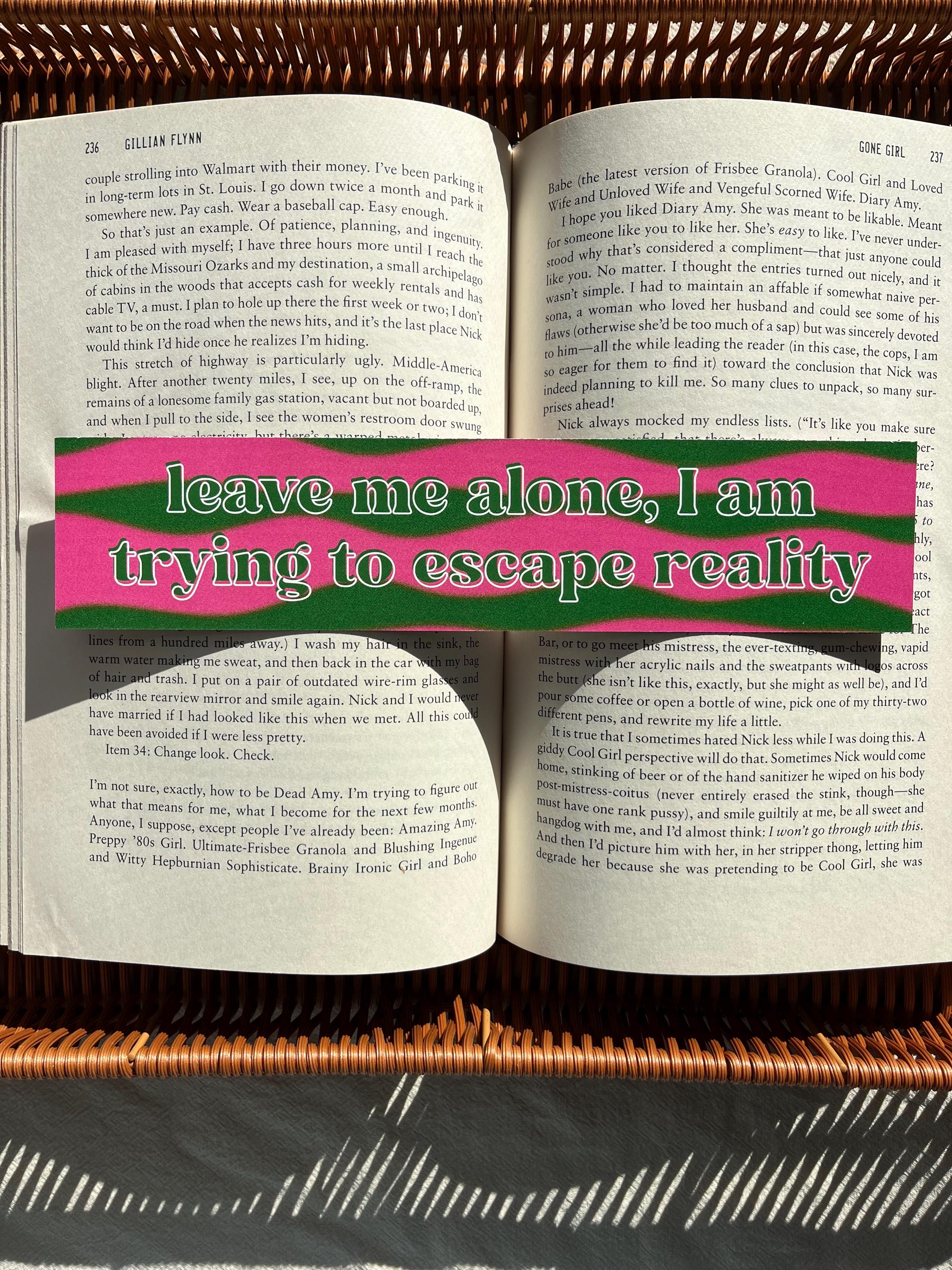 Leave Me Alone Bookmark