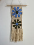 retro flower wall hanging
