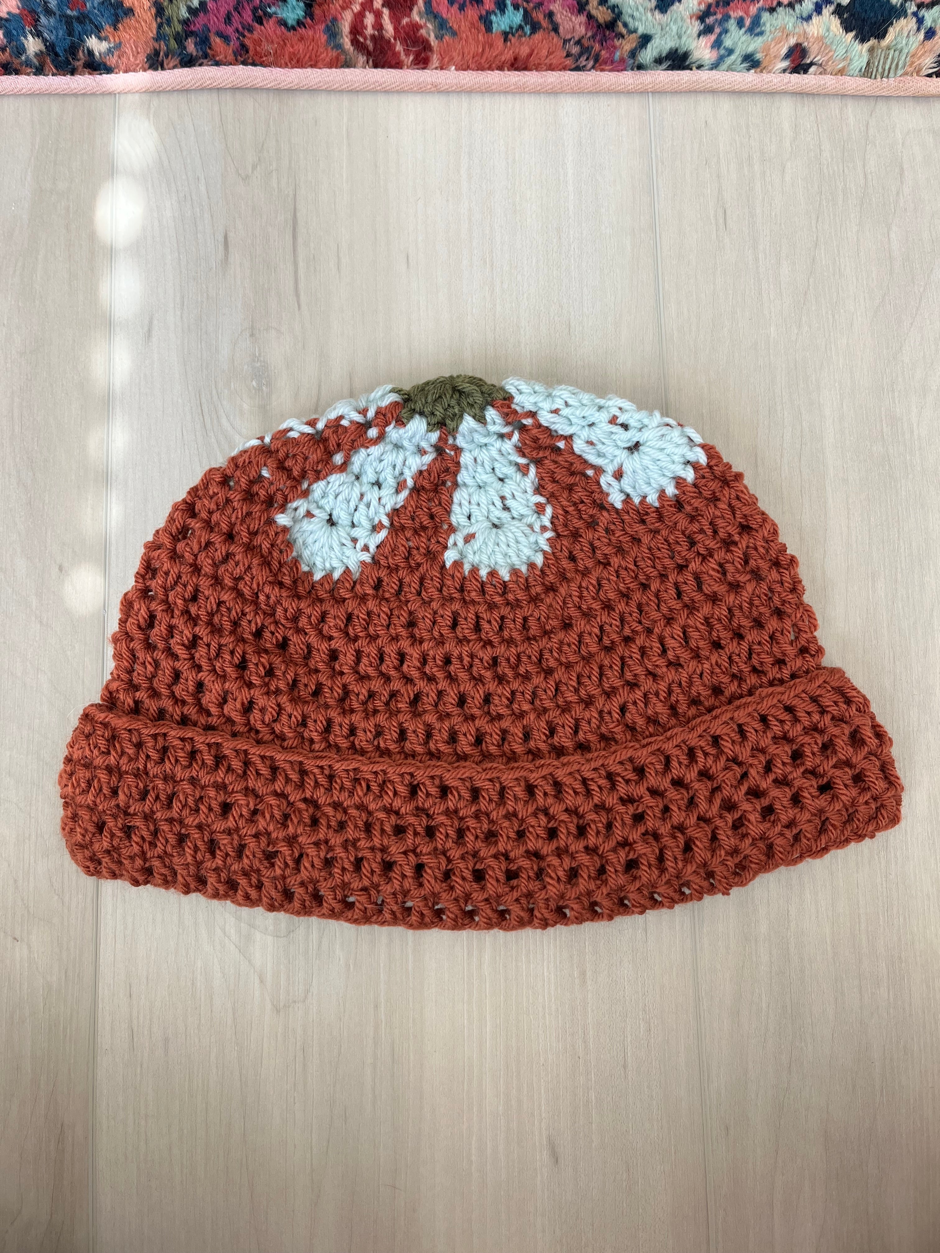flower top beanie