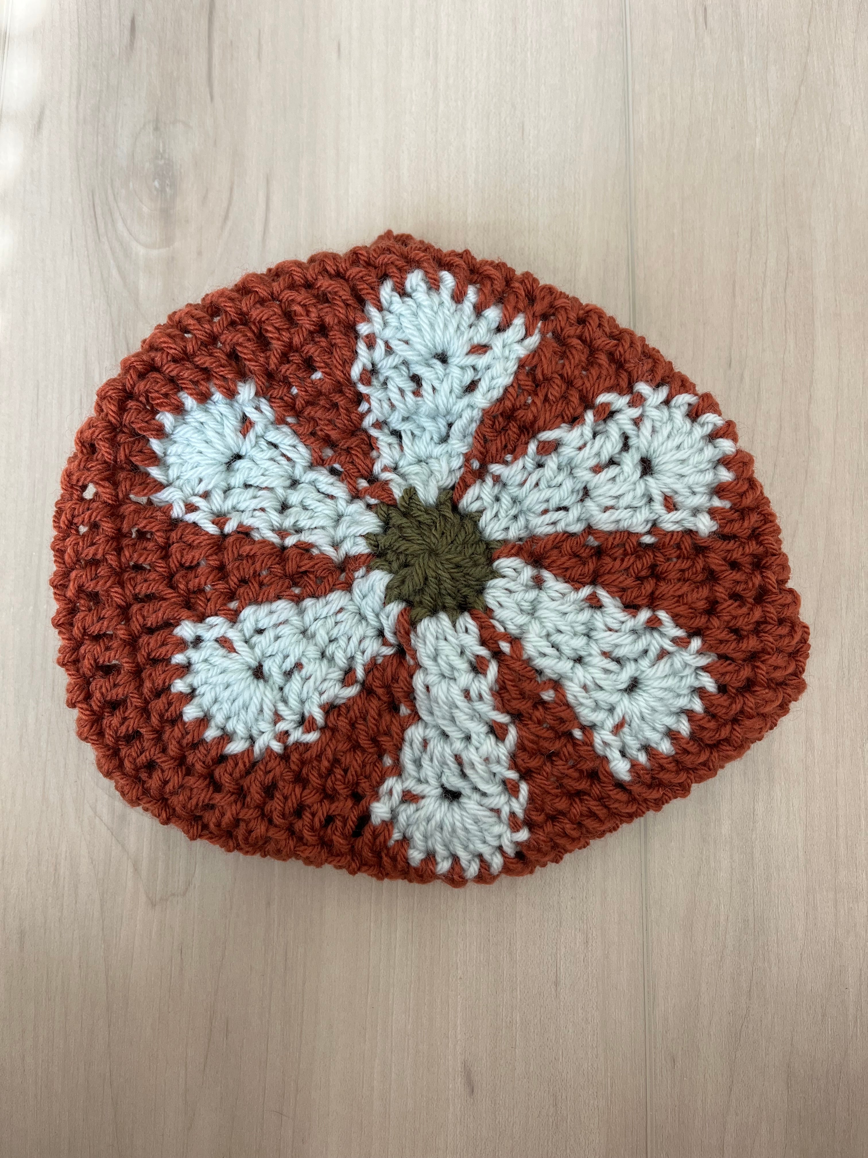 flower top beanie