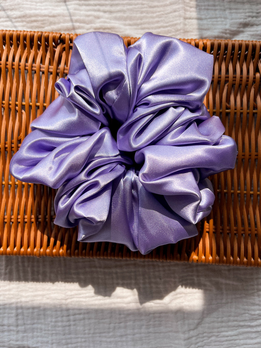 Hand Sewn Satin XL Scrunchie