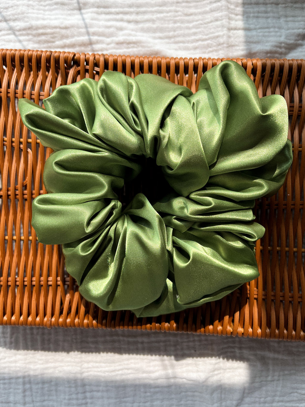 Hand Sewn Satin XL Scrunchie