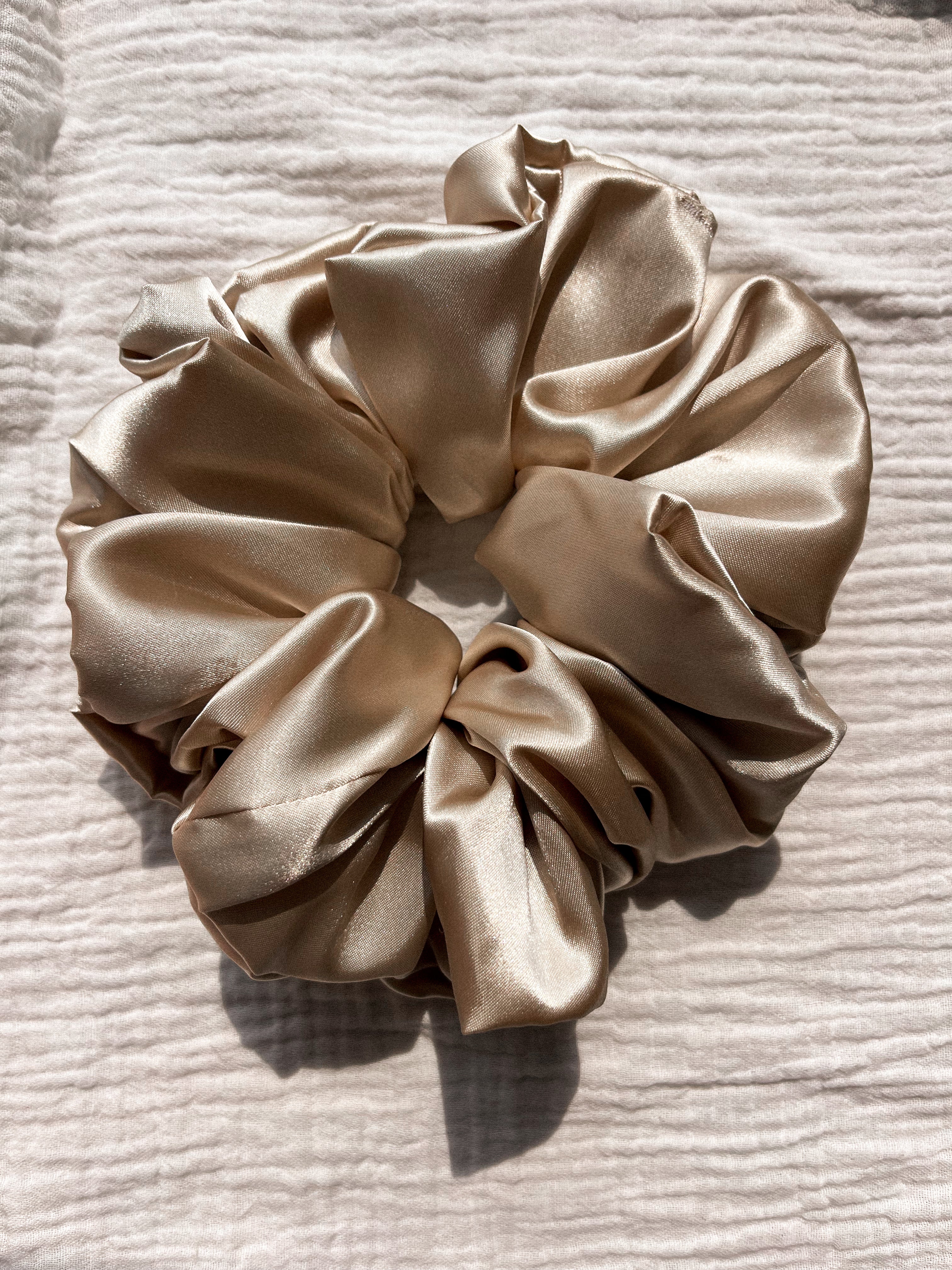 Hand Sewn Satin XL Scrunchie