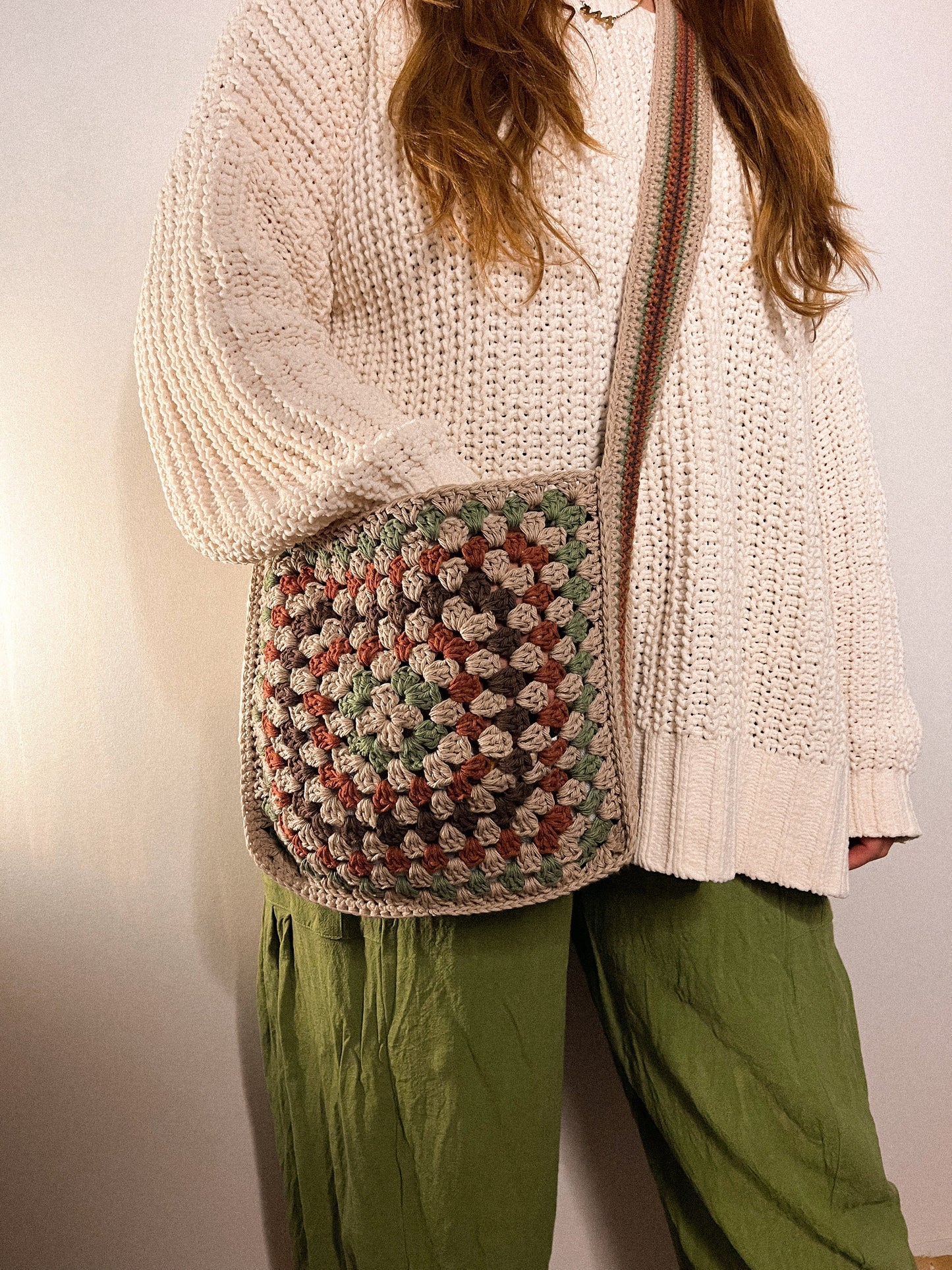 Crochet Granny Square Crossbody Bag | Beginner Friendly | Crochet PDF Pattern