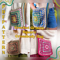 Crochet Granny Square Crossbody Bag | Beginner Friendly | Crochet PDF Pattern